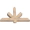 Ekena Millwork Kennewick Smooth Timber Gable Bracket, Douglas Fir, 36"W x 24"H x 3 1/2"D x 3 1/2"F, 16/12 Pitch GBW036X24X0404KEN00SDF - alternate 2